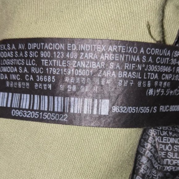 Zara - Fisherman Pants 632/051/505 | Size Medium | Mossy Olive Green - Picture 5 of 13